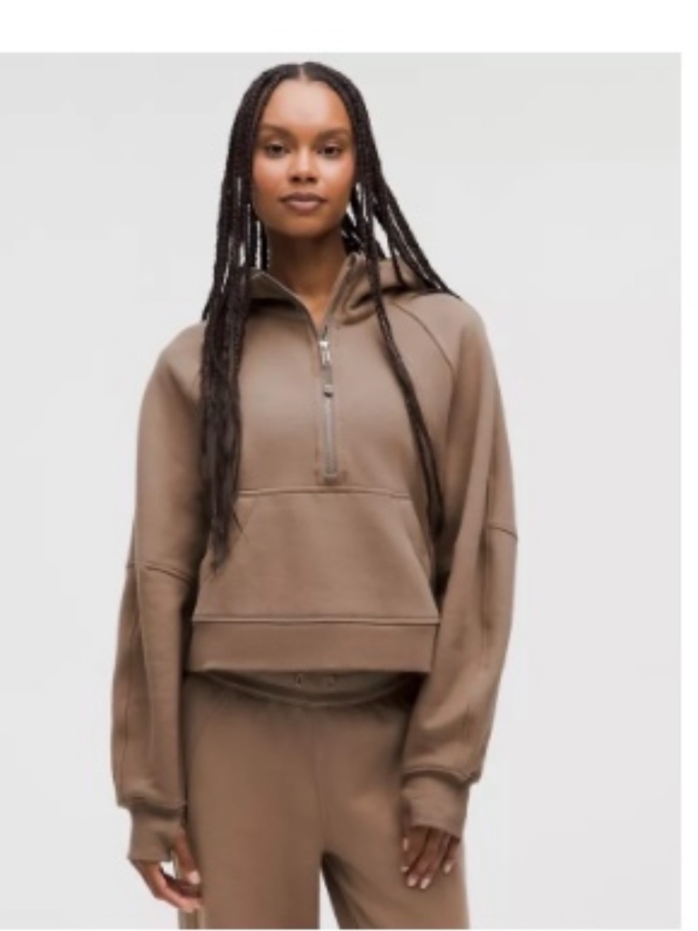 Lululemon Oversized Scuba Half Zip Hoodie